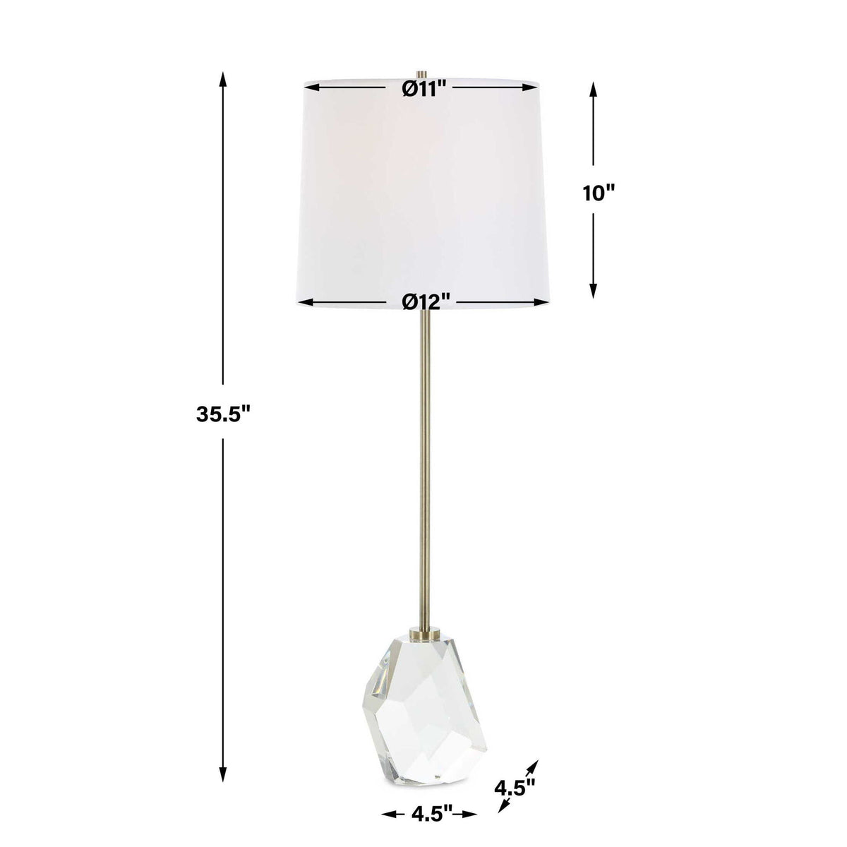 Valentina - Cordless Led Buffet Lamp - Gold