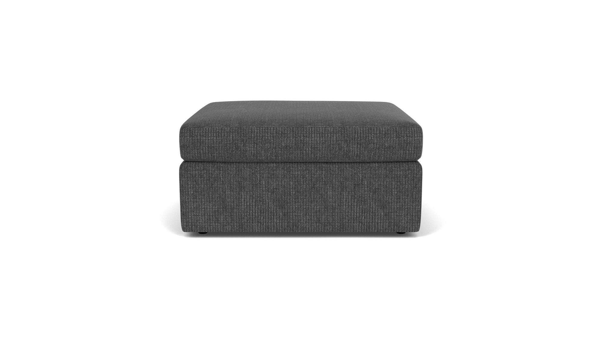 Sky - Fabric Stationary Square Cocktail Ottoman