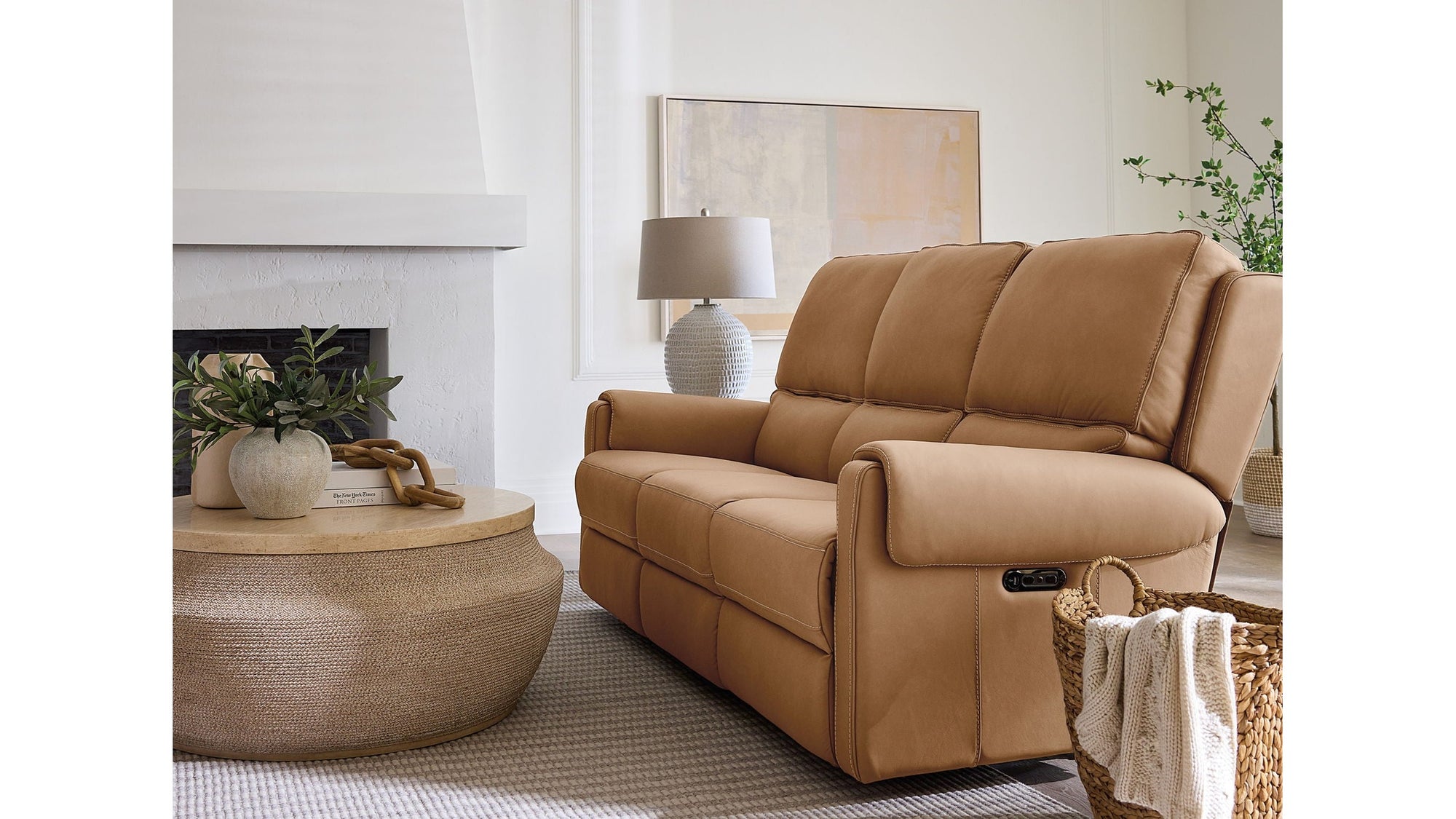 SS - Somers Power Sofa With Power Headrest