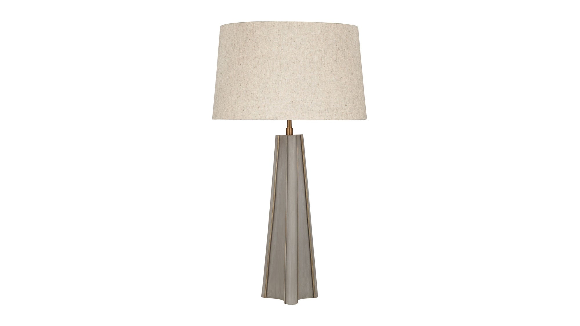 Moreland - Table Lamp - Antique Gray / Gold Highlights