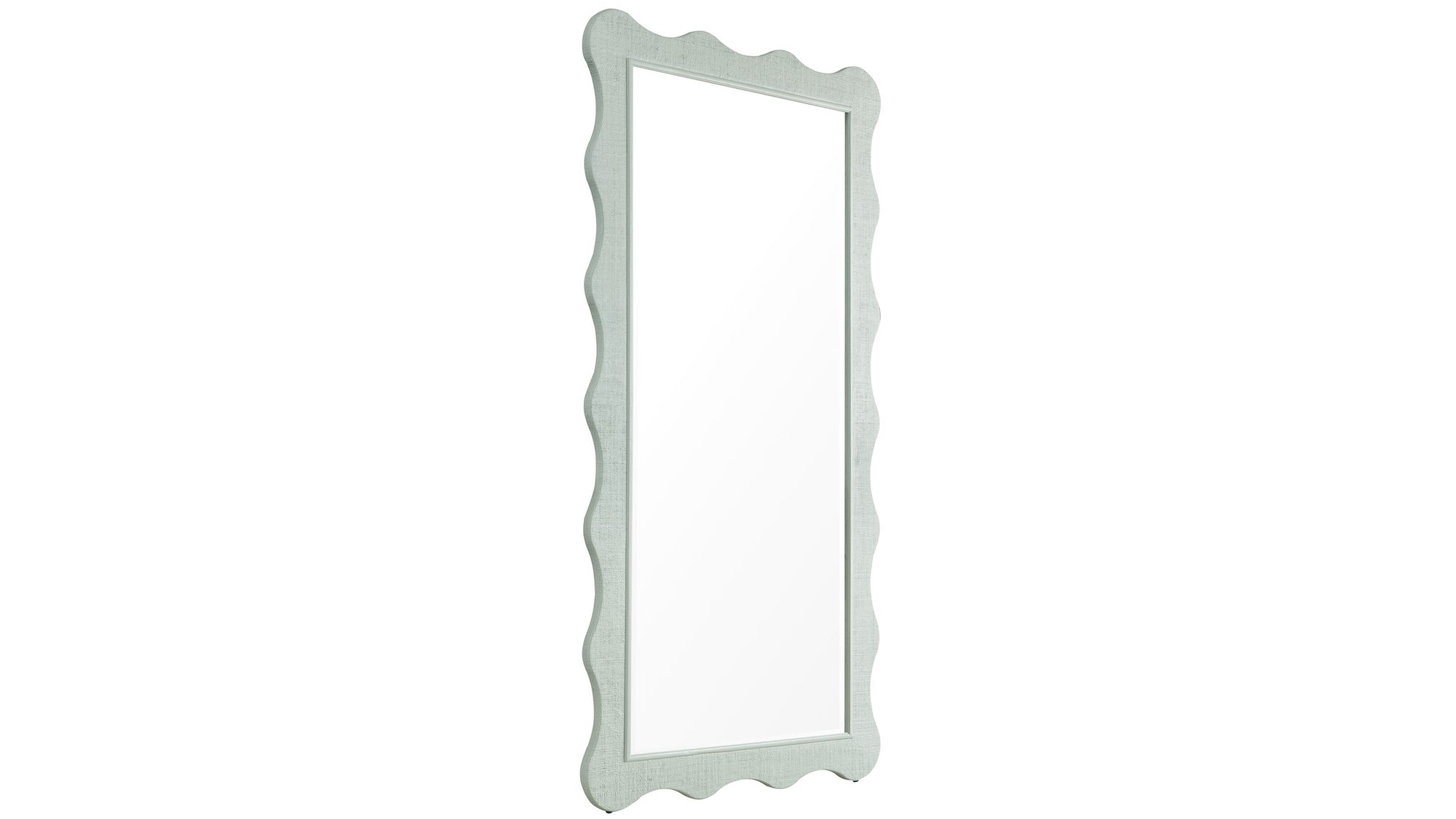 Commerce And Market - Waverly Leaner Mirror - Blue