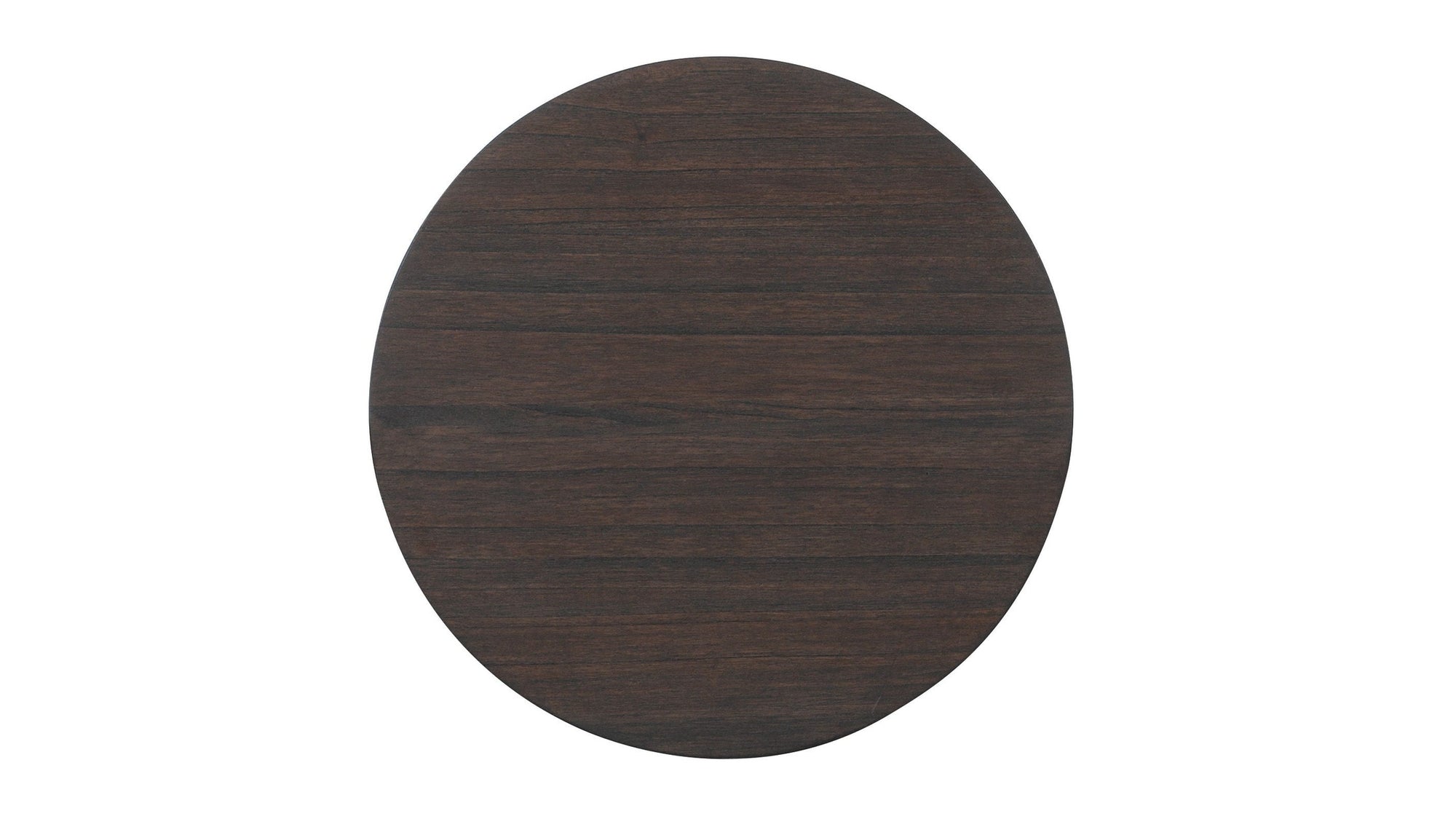Commerce And Market - Round Side Table - Dark Brown
