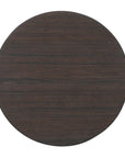 Commerce And Market - Round Side Table - Dark Brown