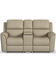 Henry - Power Reclining Loveseat With Console & Power Headrests & Lumbar