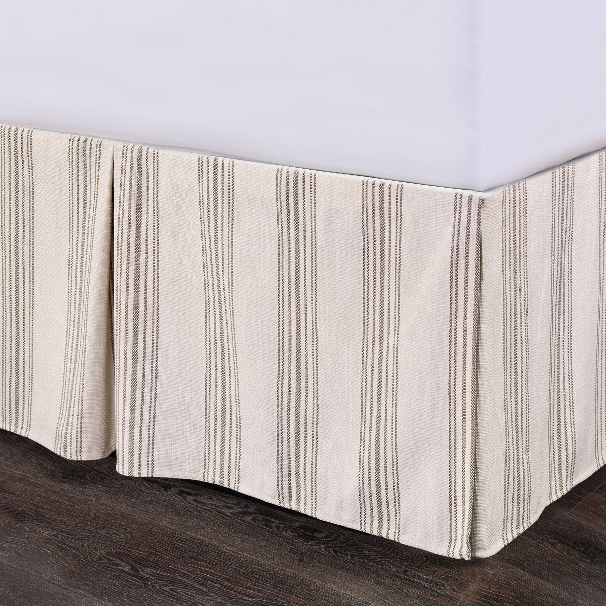 Prescott - King Tailored Bed Skirt - Taupe