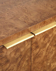 Jethro - Burl 2 Door Cabinet - Woodtone