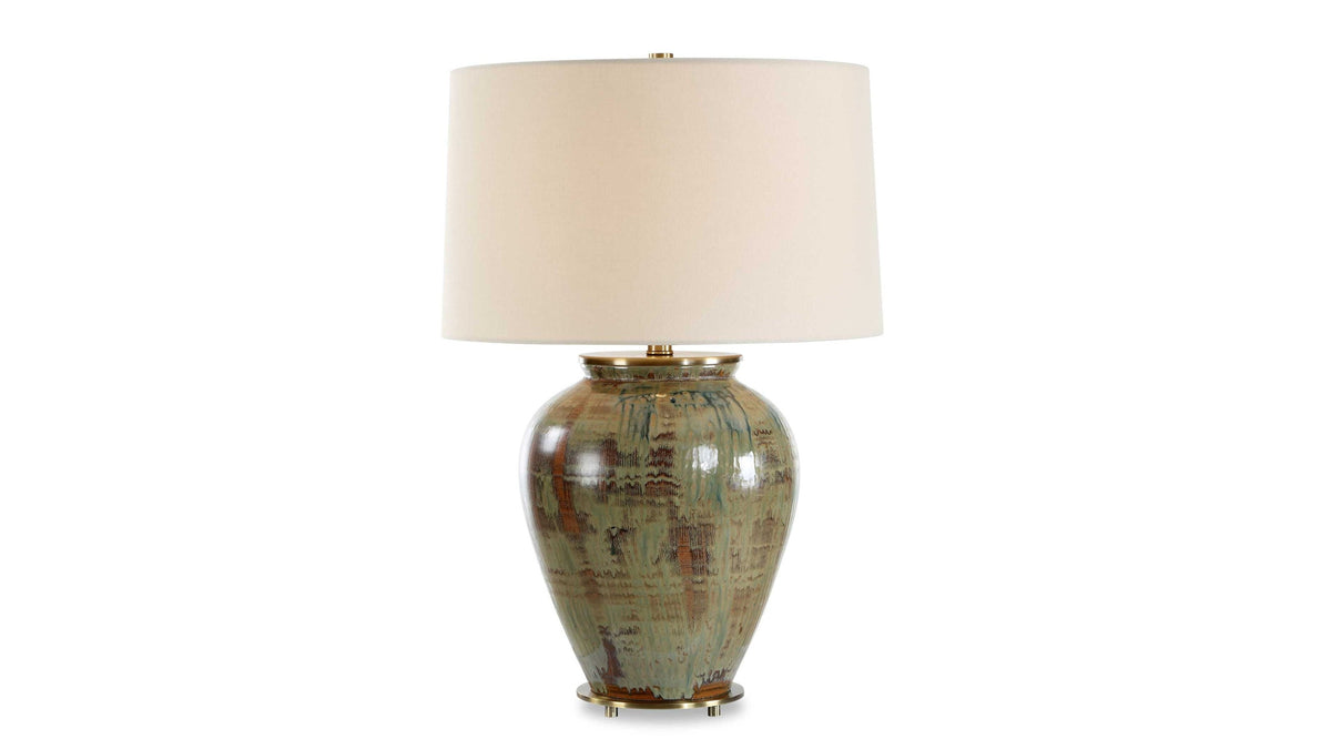 Olisa - Table Lamp - Brown Green