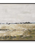 Fragment - Hand Painted Landscape Art - Black / Brown / Gray / Green / White