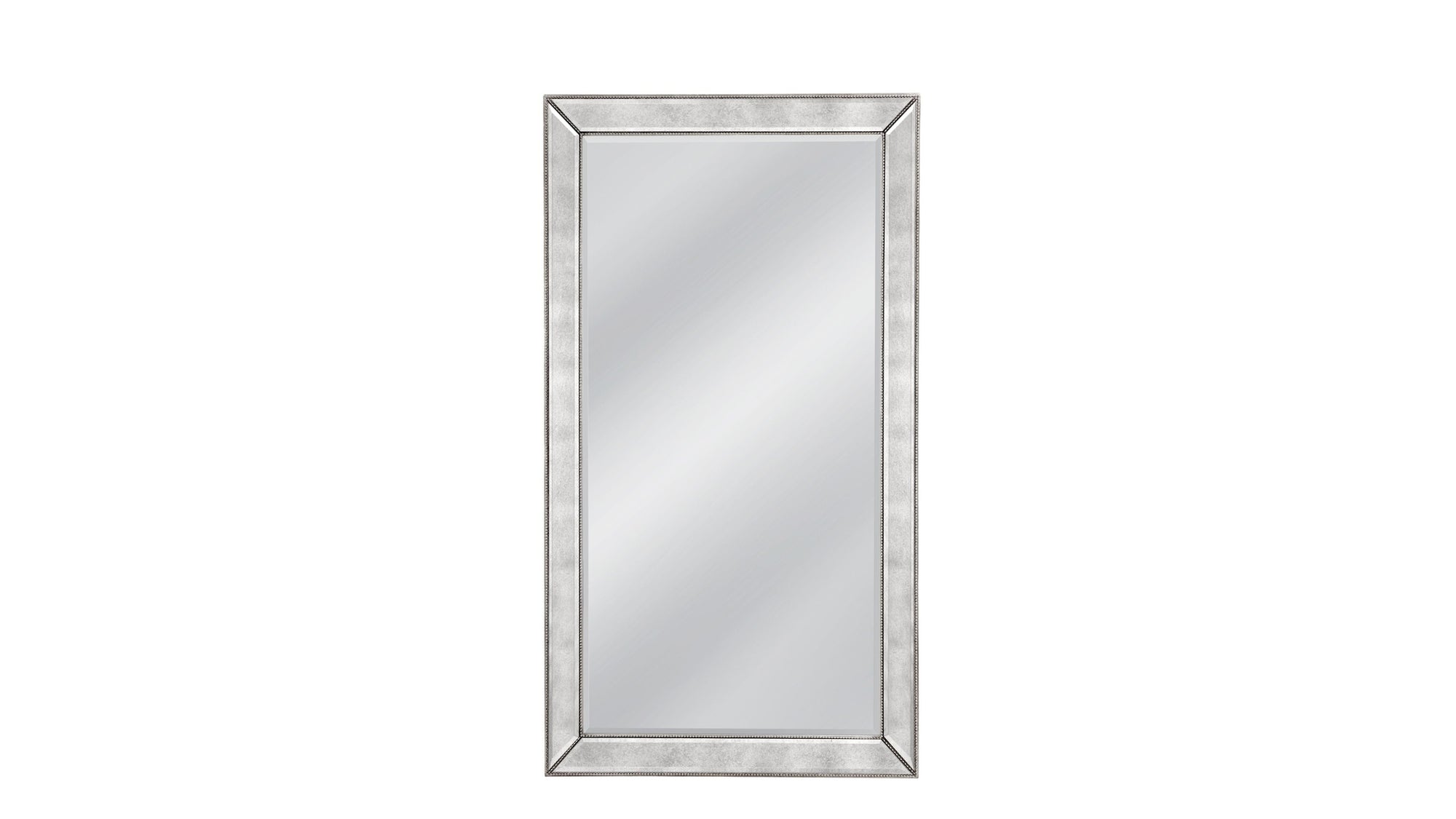 Beaded - Floor Mirror 79" - Silver