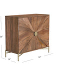 Neskowin - 2 Door Cabinet - Brown