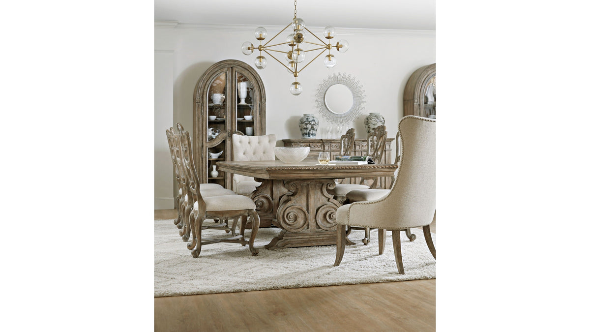 Castella - Wood Back Side Chair Set of 2 - Beige / Light Brown