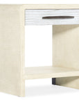 Cascade - 1-Drawer 1-Shelf Nightstand - White