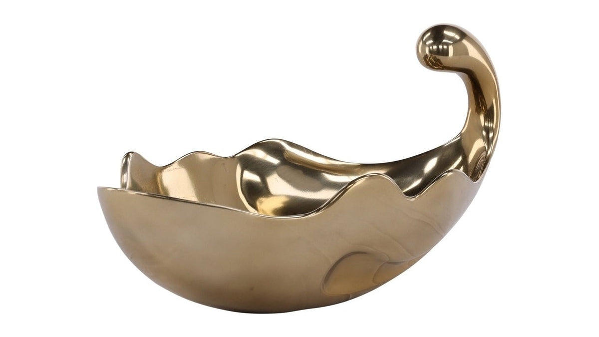 Elongated Bowl Set Set of 2 - Bronze / Gold