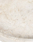 Travessa - Outdoor Round Stone Tray - White