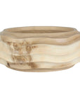 Waveform - Bleached Wood Bowl - Beige