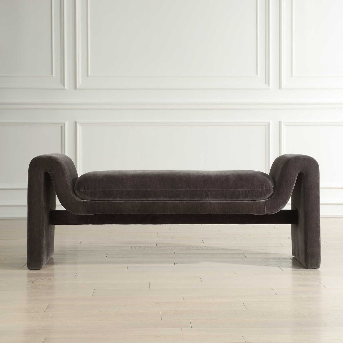 Manson - Modern Bench - Charcoal