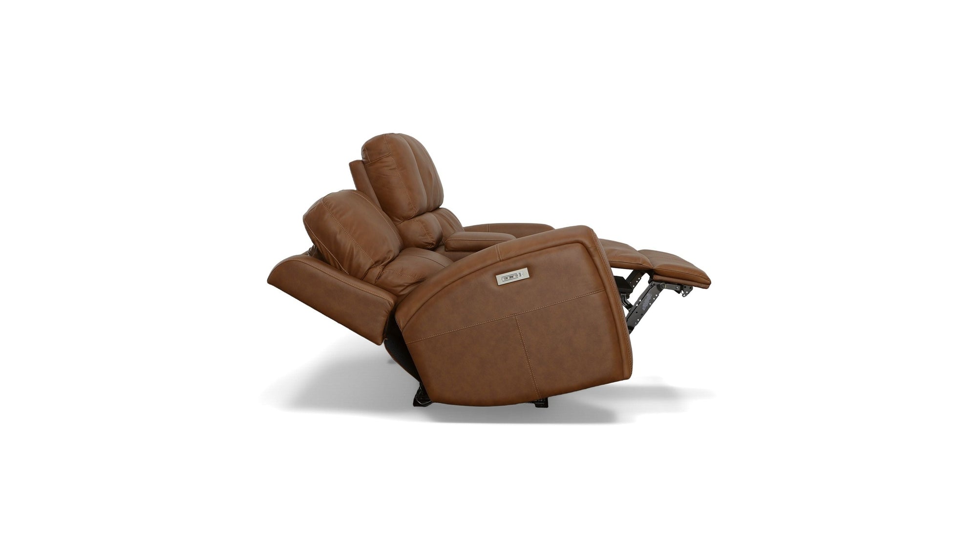 Linden - Power Reclining Loveseat With Console &amp; Power Headrests &amp; Lumbar