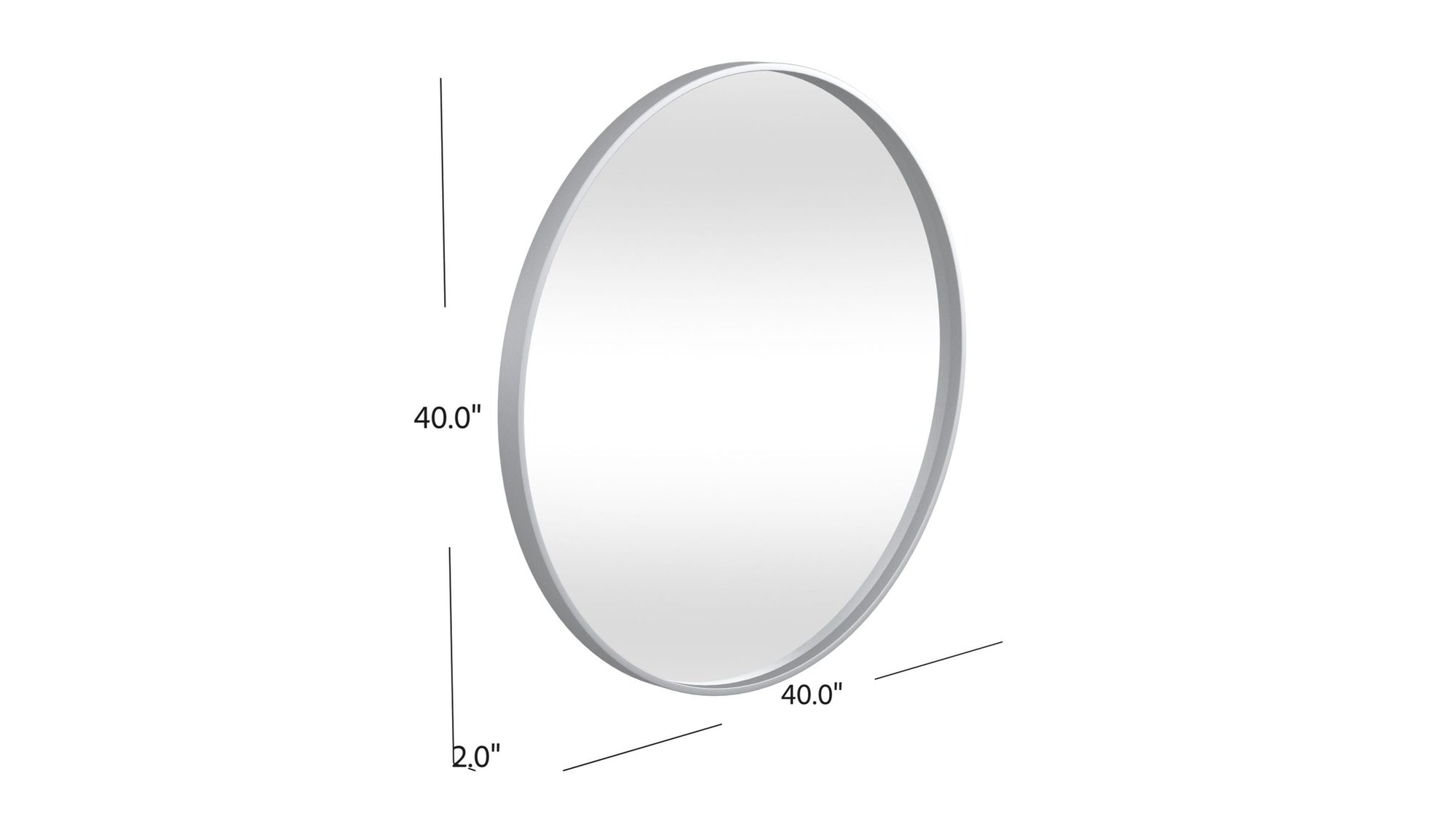 Portia - Wall Mirror - Silver