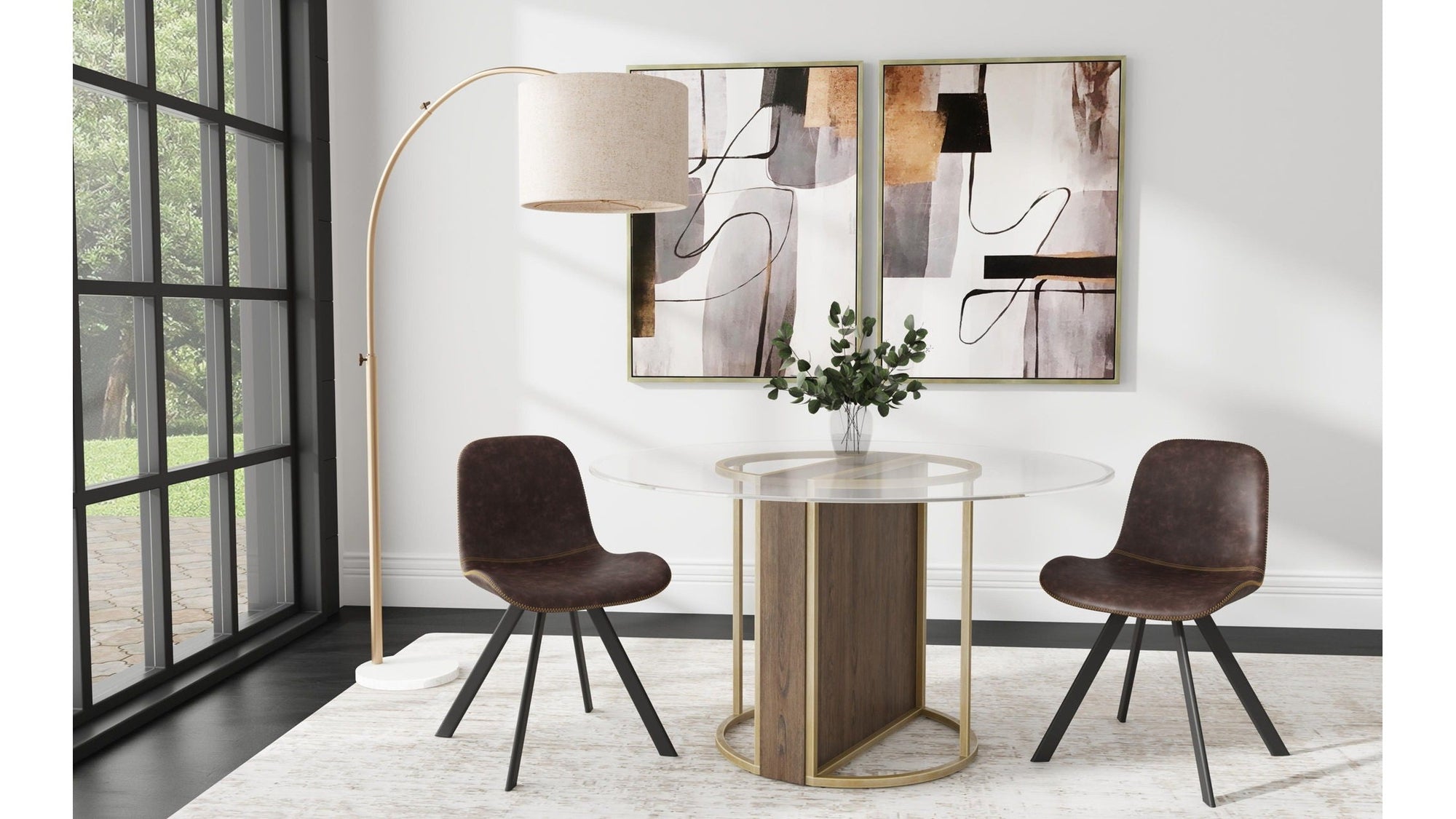 Stefan - Dining Table - Champagne