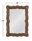 Elodie - Wall Mirror - Brown