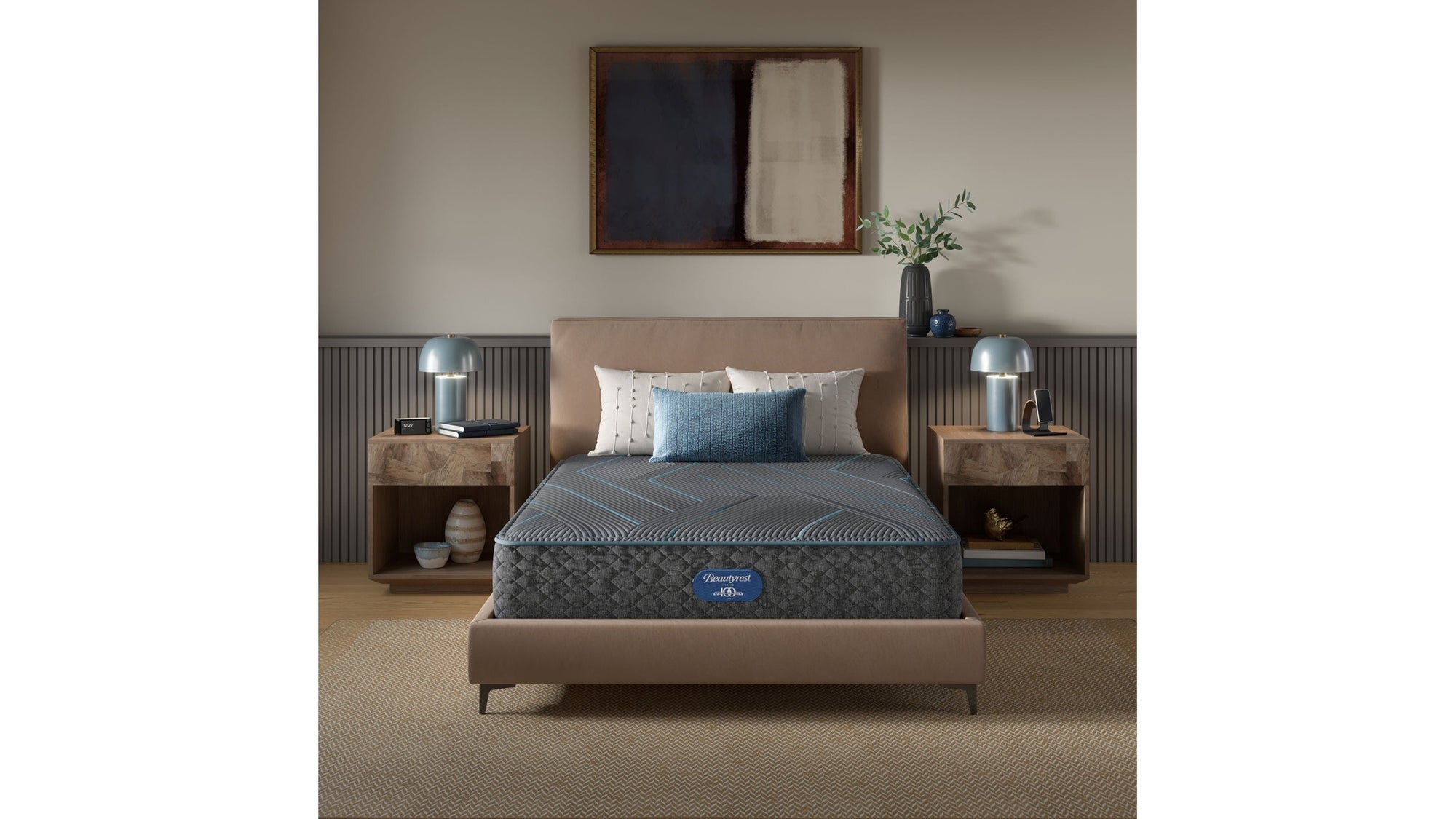 Beautyrest - Level Two Hybrid Medium Firm Mattress