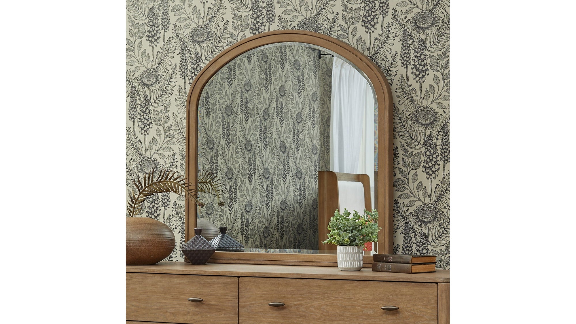 Normandy - Mirror - Light Brown