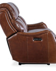MS - Harlan Zero Gravity Power Sofa With Power Headrest - Dark Brown