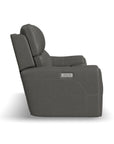 Carter - Power Reclining Sofa With Console & Power Headrests & Lumbar