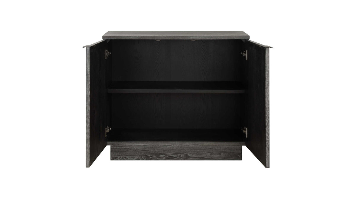 Shelby - 2 Door Ebony Stained Cabinet