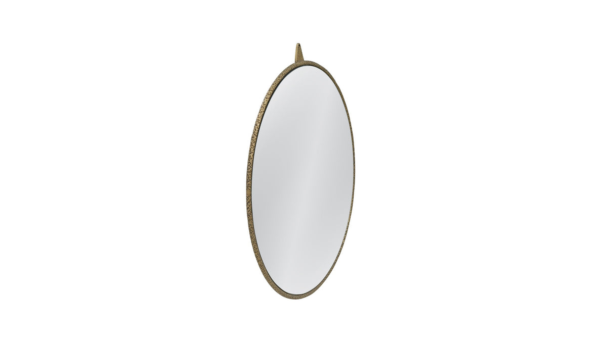 Ezra - Wall Mirror - Antique Brass