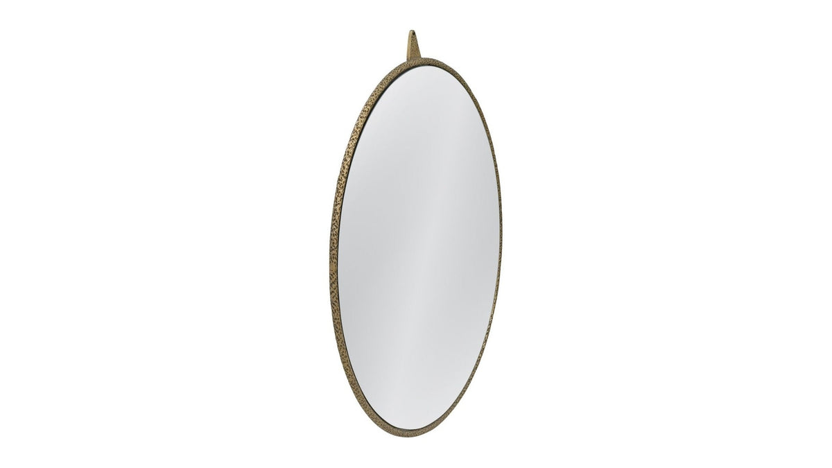 Ezra - Wall Mirror - Antique Brass