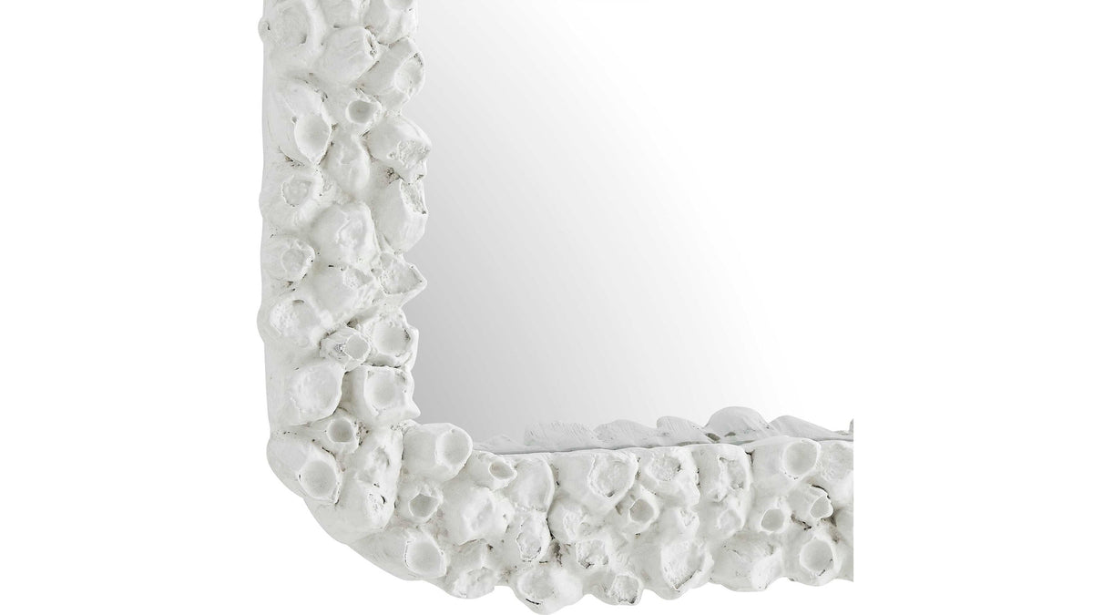 Barnacle - Rectangular Mirror - White