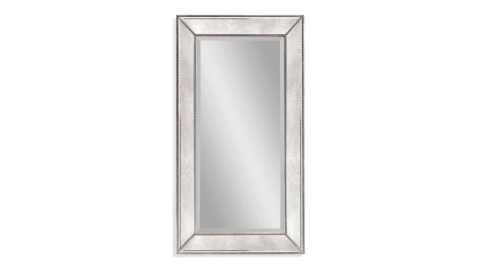 Beaded - Wall Mirror 48" - Silver