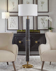 Summit - Rustic Floor Lamp - Black