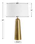 Flinchem - Brass Table Lamp - Bronze