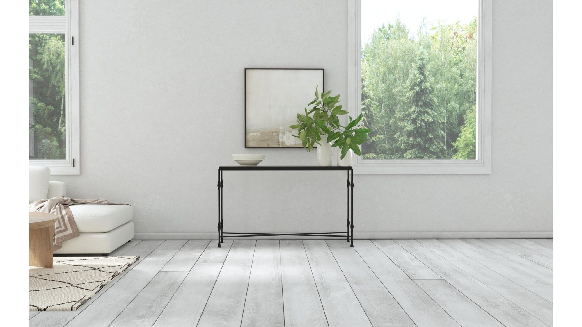 Commerce And Market - Paragon Metal &amp; Wood Console Table - Black