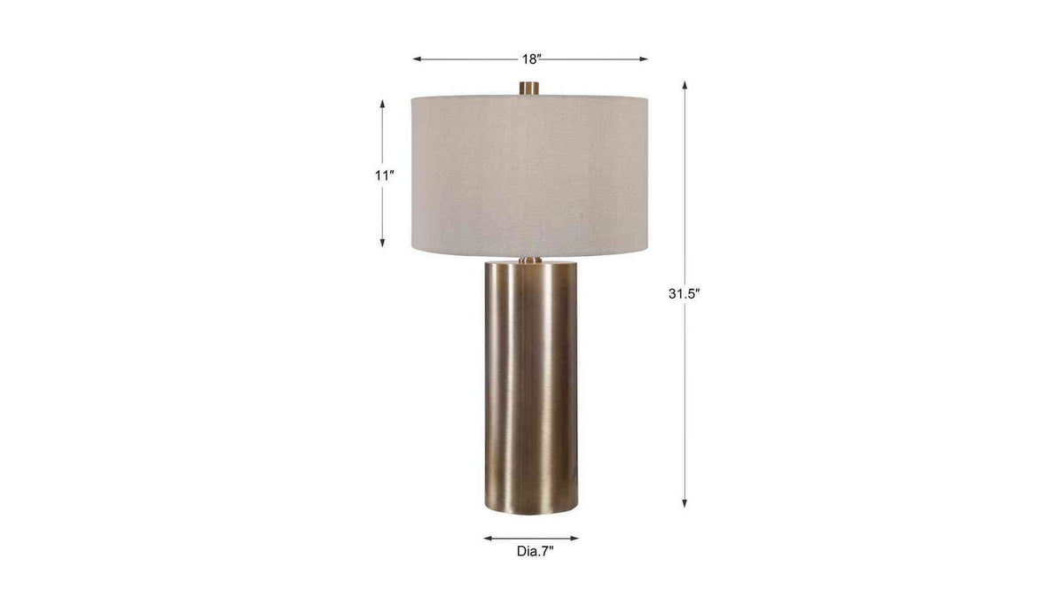 Taria - Table Lamp - Brushed Brass