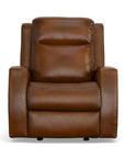 Mustang - Power Gliding Recliner With Power Headrest - Rust