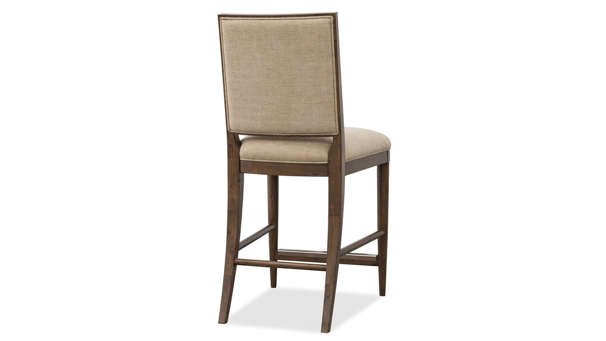 Cashiers - Counter Chair - Chestnut / Willarae Cashew