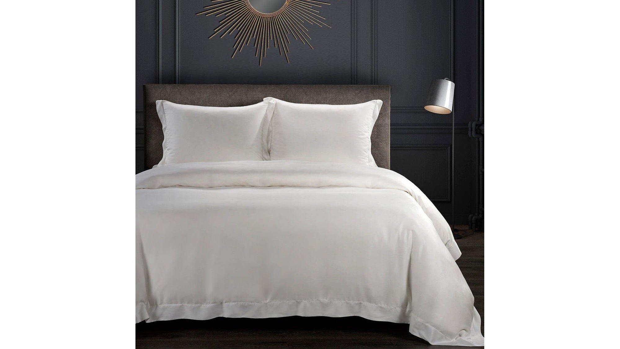 Lyocell - Queen Eucalyptus Duvet Cover Set Set of 3 - White