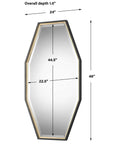 Savion - Octagon Mirror - Gold