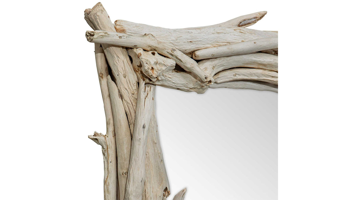Rooted - Reflection Mirror - Bleached Teak