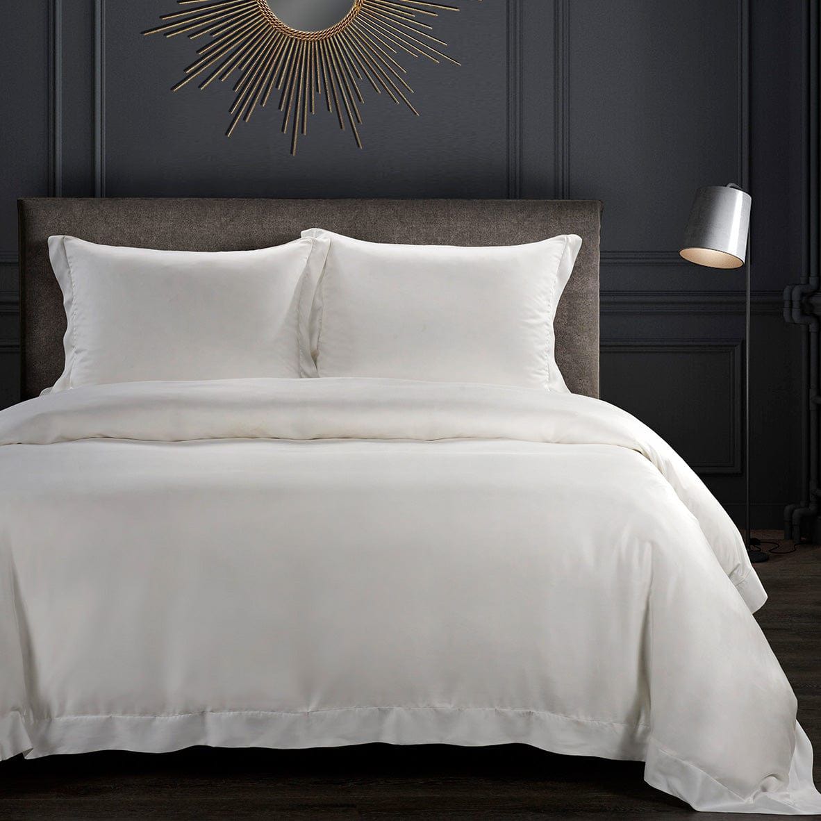 Lyocell - King Eucalyptus Duvet Cover Set (Set of 3) - White