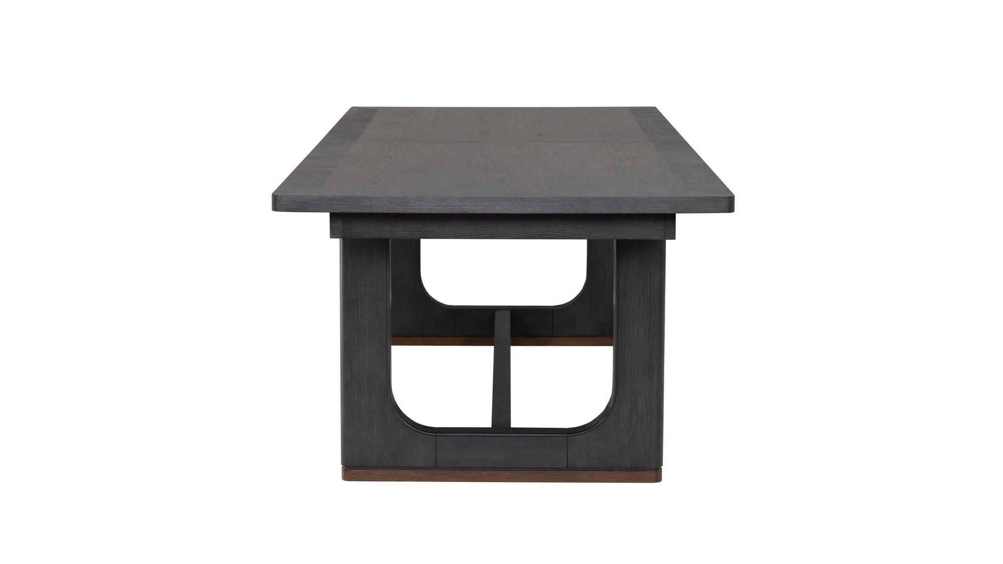 Waterfall - Rectangular Dining Table - Deep Ebony