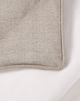 Chenille Herringbone - Queen Duvet Cover Set (Set of 3) - Sand