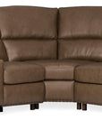 MS - Julian Six-Piece Power Reclining Sectional - Dark Brown