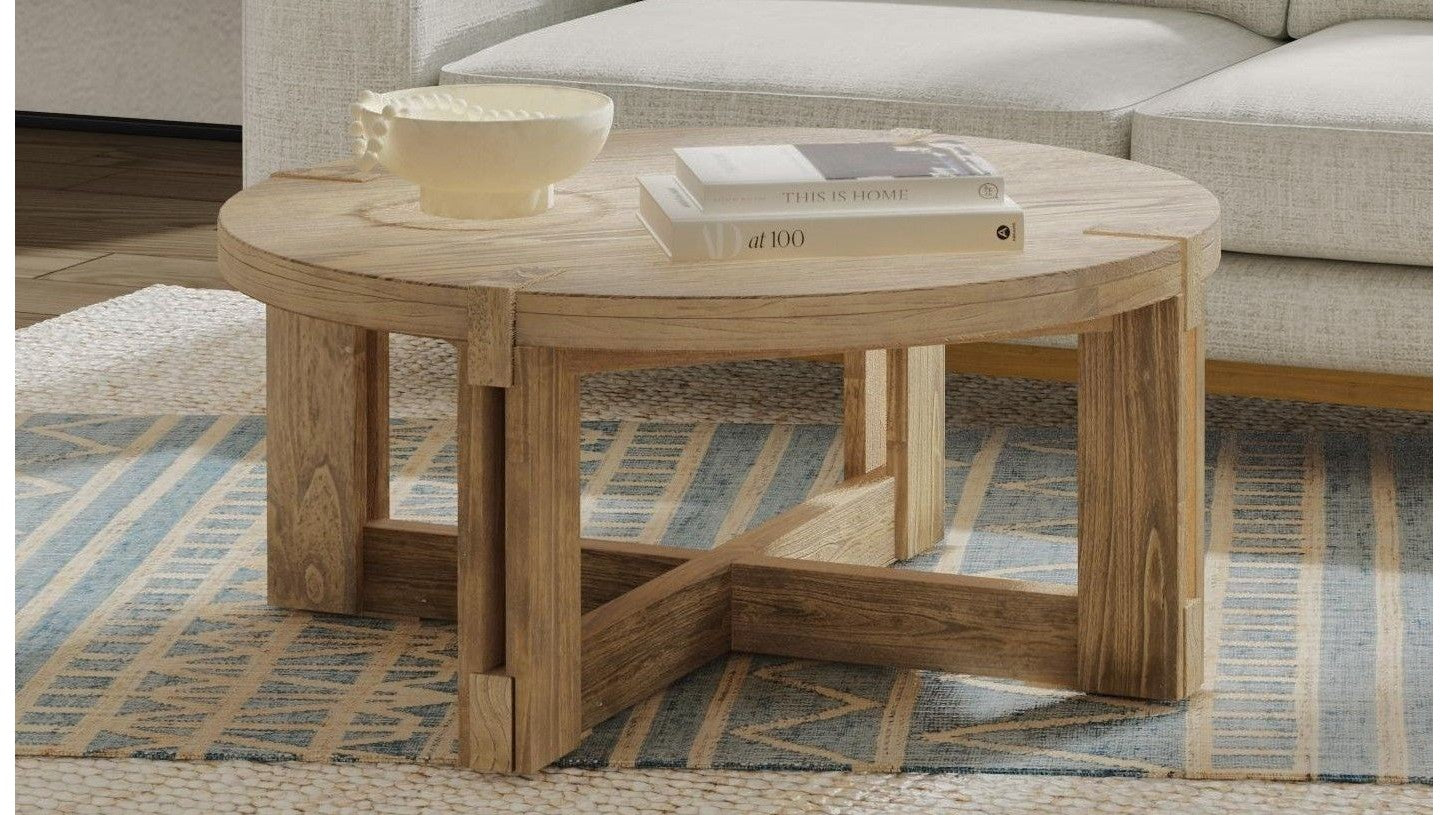 McGuire - Cocktail Table - Dark Brown