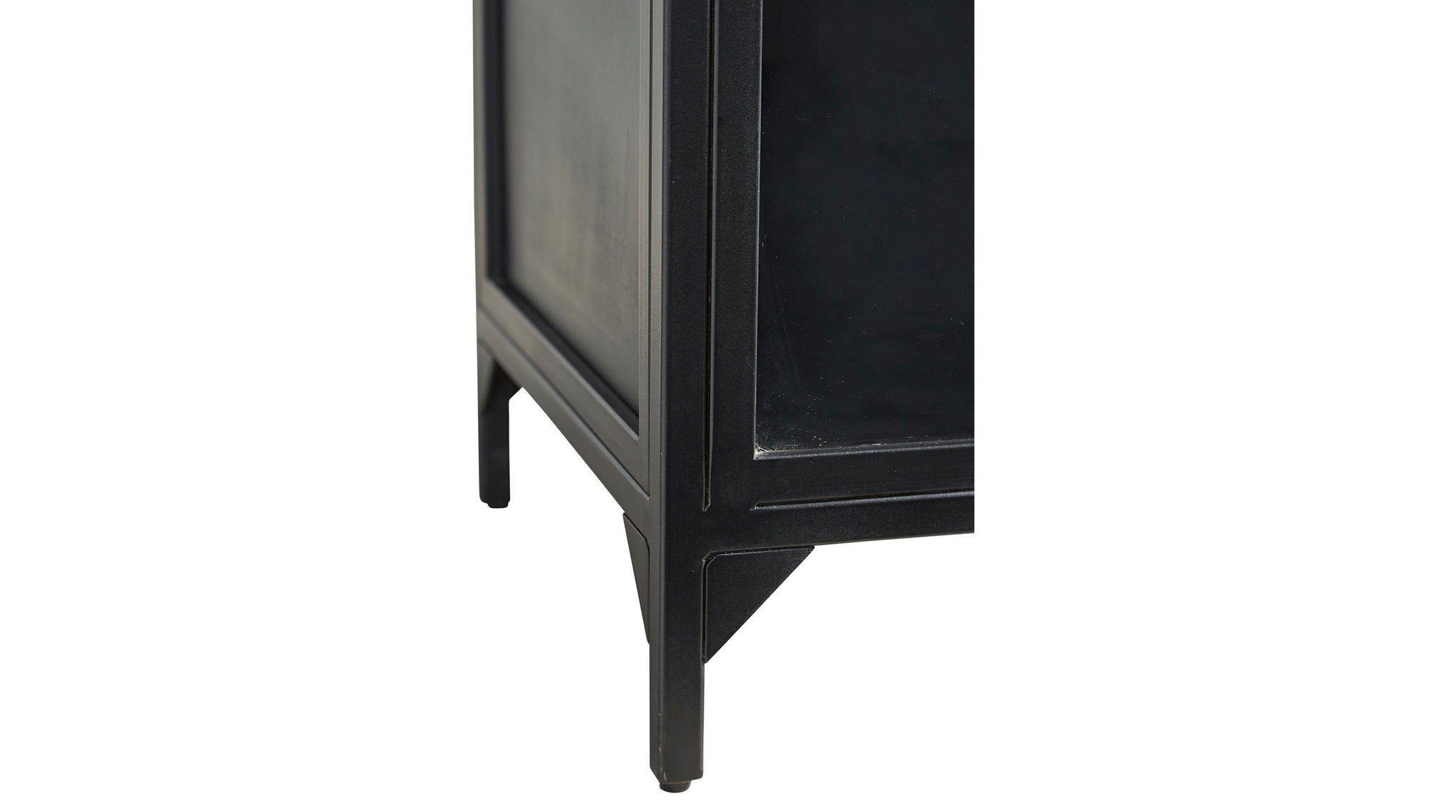 Gilborne - Arched Iron Cabinet - Black