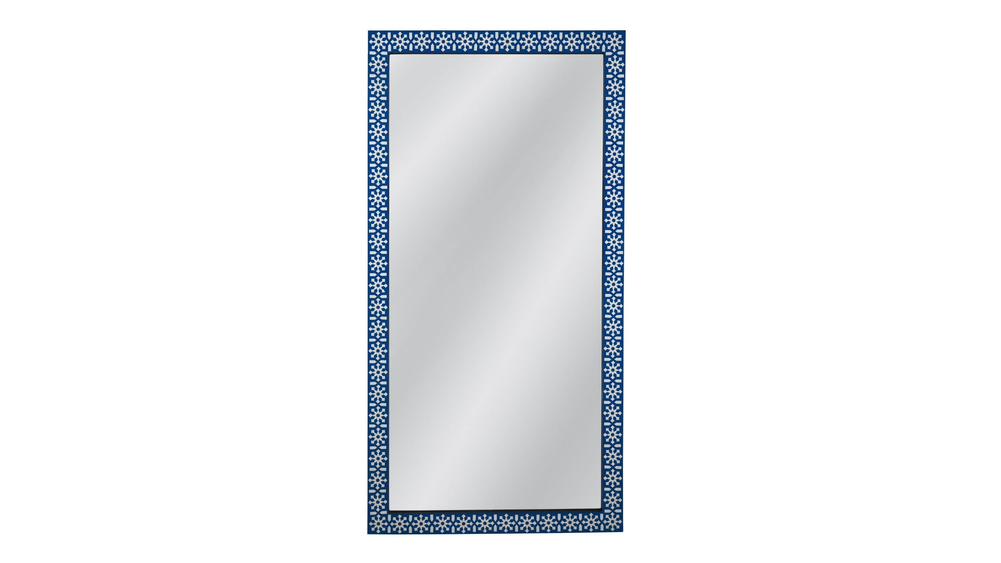 Kamal - Floor Mirror - Blue