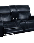 Glenwood - Power Console Loveseat-Recliner With Power And Power Headrest And Lumbar Layflat